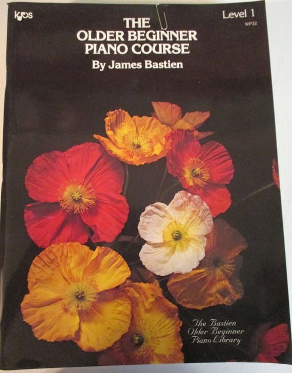 Vintage Bastien Piano Music Book The Older Beginner Piano