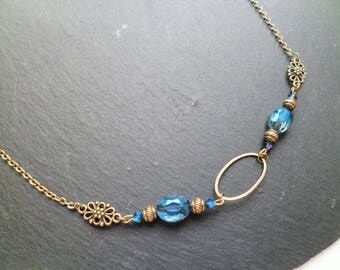 Beautiful "princess" blue headband