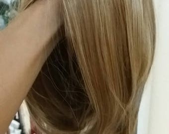 bonde wig blonde mix short bob wigs