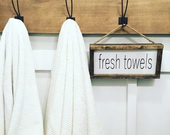Towel signs | Etsy