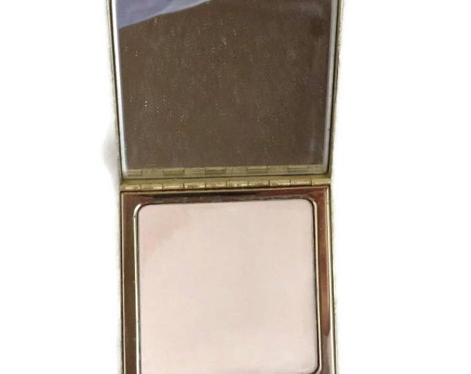 Vintage Vivian Woodard Compact, 1960 Makeup Case, Mirrored Powder Compact