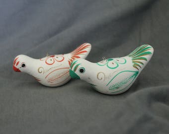 Hecho en Mexico Pottery Birds