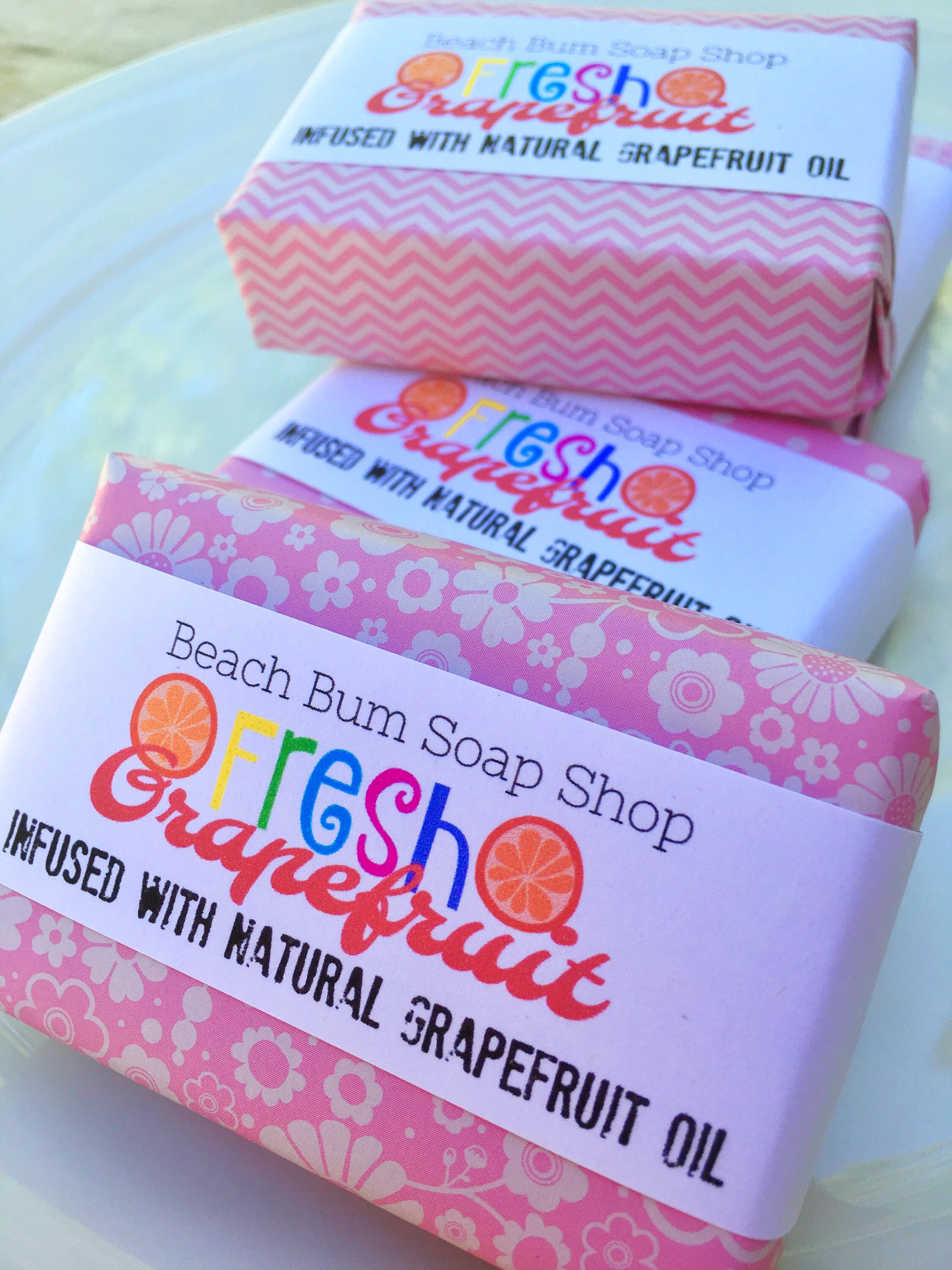 Grapefruit soap fruit scented soap handmade soap fresh