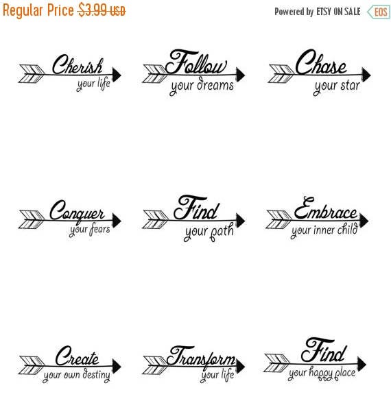 Download Follow Your Dreams Inspirational Arrows SVG files set for ...