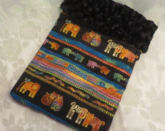 Cat Cuddle Sack Laurel Burch Fabric Snuggle Puppy Bed Cat Lover Gift
