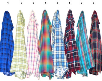 Buy TWO Get One FREE - Premium Vintage Large Flannel Shirts - Unisex Large - You Pick Your Flannel!