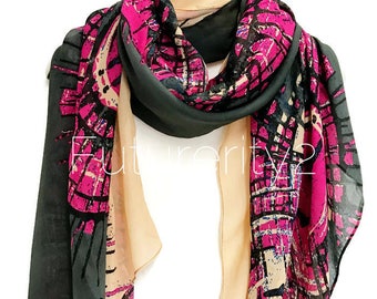 Silk Art Scarf (Vitta Serica Artis)(WindSong Flower) RJSTH@Fabric#3 RJSTHS2026 RJS main image 0