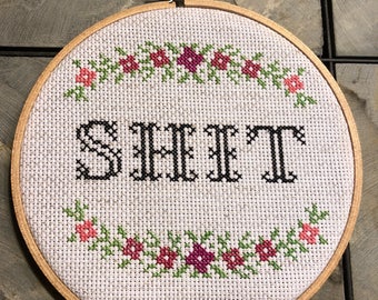 Completed cross stitch | Etsy