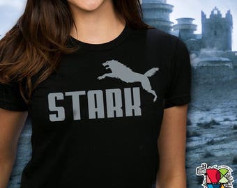 House Stark Shirt | Game of Thrones Shirt | Game of Thrones Tee | Puma Shirt | Stark Shirt | Puma Parody Shirt | Mens Womens Unisex T Shirt