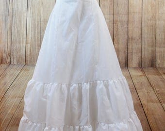 Wool Doeskin x Nylon Tulle Skirt