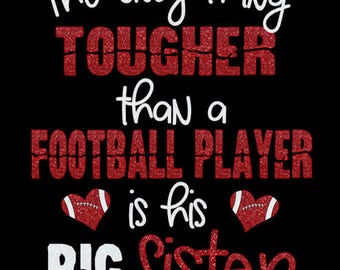 Football sister shirt | Etsy