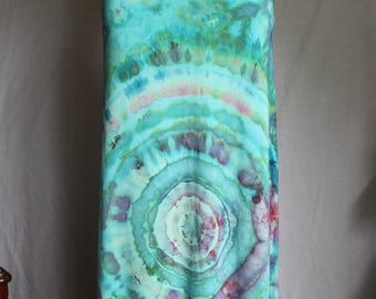 Tie dye Maxi skirt ice dye boho festival wedding fashion - Small - Cotton Candy mega eye - READ item details before buying
