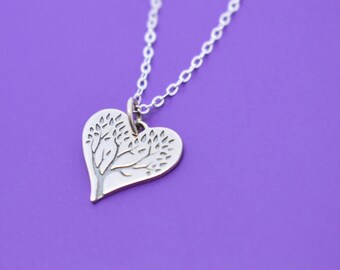 Mom Necklace - Mothers Day Gift - Family Tree - Mom Necklace - Mom Jewelry - Sterling Silver - Dainty Minimalist - Mother - Family