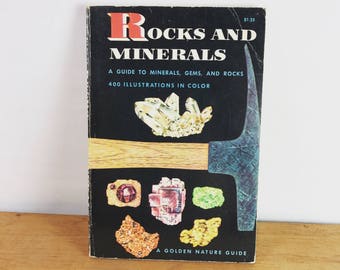 Vintage Golden Book of Rocks and Minerals
