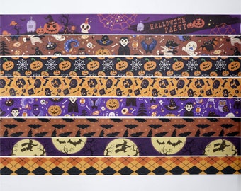 SALE!! Halloween Washi Tape/Deco Masking Tape/Planner Sticker/ Deco tape TZ2250