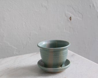 vintage ceramic hand thrown planter