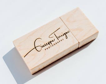 Personalized wooden USB flash drive memory stick Wood USB keys memory size 8gb, 16gb, 32gb, usb stick with custom text laser engraved