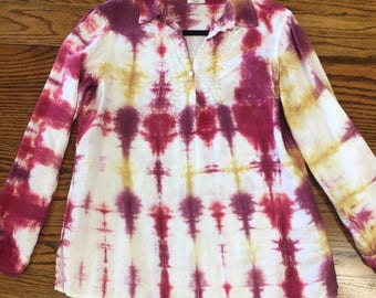 Hand tiedyed blouse