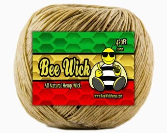 Bee Wick Hemp- All Natural Hemp Wick