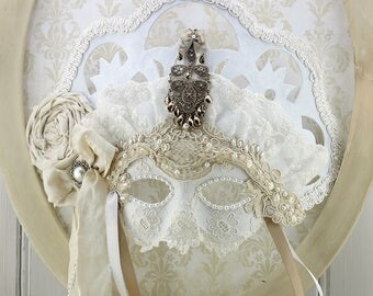 Womens Masquerade Mask, Masquerade Ball Masks, Masquerade Party Decorations, Unique Wall Art, Prom Accessories, Shabby Chic Wall Decor