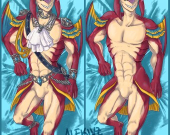 Legend of Zelda: Breath of the Wild . PRINCE SIDON DAKIMAKURA . (Body Pillow)