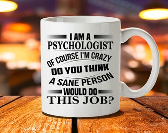 Psychologie koffiemok - Ik ben een psycholoog geen