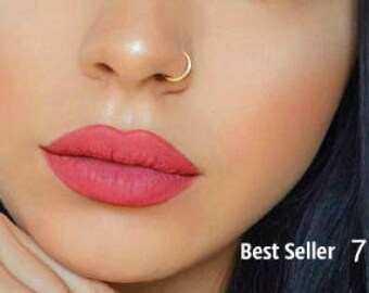 Tiny Fake Nose Ring Hoop Piercing