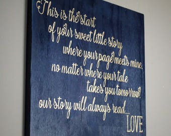 Adoption Gift - Foster Parents Gift - Adoption Sign - Gifts for Foster Parents - Adoption Wall Art - Foster Mom - Foster Love - Wooden Sign