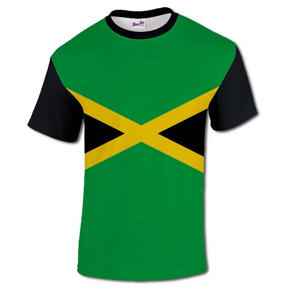 Men's Jamaican Flag Jamaica T shirt Rasta clothing