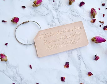 Leather Luggage Tag Personalized, Leather Luggage Tag, Leather Luggage Tags, Luggage Tag, Custom Luggage Tag, Engraved Luggage Tag,