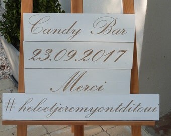 Fleches personnalisables pour photobooth. Pancarte personnalisable photobooth. Photobooth mariage