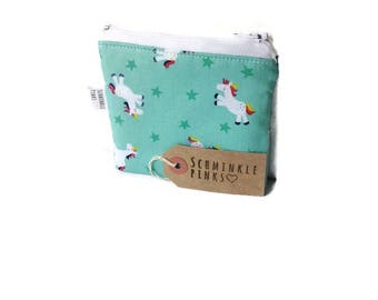 Unicorns Rainbow Coin Purse, Zipper Pouch, Unicorns Purse, Coin Pouch, money wallet, Change Purse