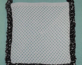 Granny Square Ruffle Baby Afghan