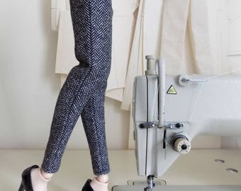 Grey Tailored Trousers for BJD SD13 Girl, 1/3, Smart Doll & Dollfie Dream