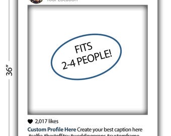 DIGITAL DOWNLOAD Instagram Photo Booth Prop, Instagram Frame, Wedding Photo Booth