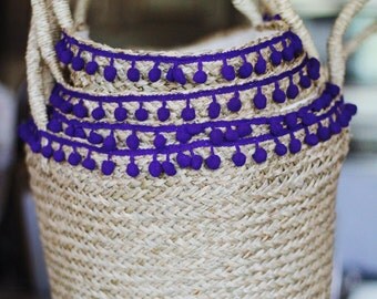 Little Purple Rattan Bag