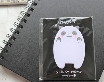 Cute panda Sticky notes, end of term teach assistant appreciation gift, kawaii post it notes, planner and journal accessories,