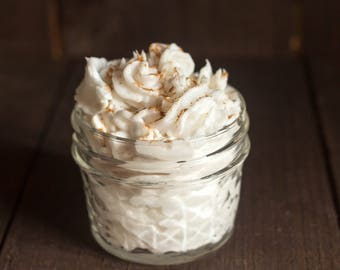 Snickerdoodle Whipped Soap, whipped soap, soap in a jar, soap gift, holidays, baking, christmas