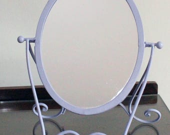 Lilac Metal Princess Mirror