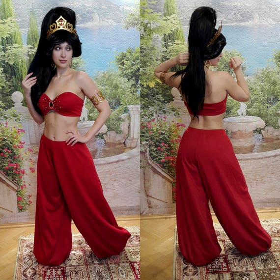 Costume Wig Jasmine Cosplay Arabian Princess Adult Costume