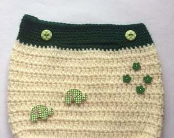 Woodland Green Crochet Handbag