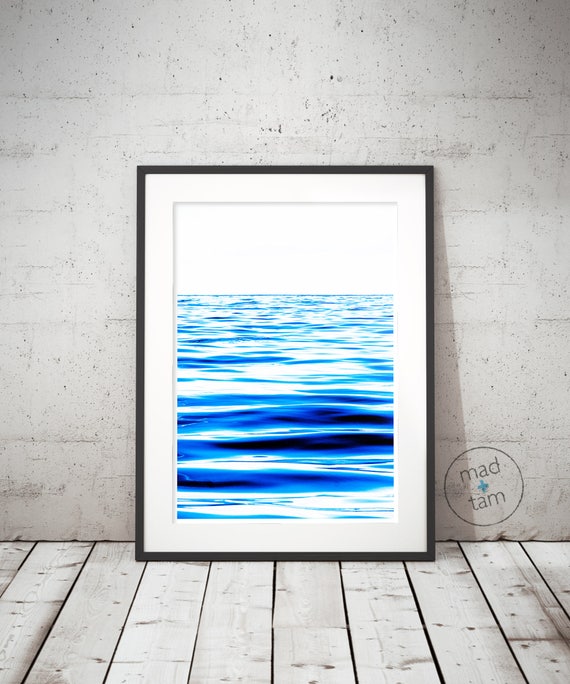 Ocean Wall Art Ocean Decor Ocean Wall Decor Blue Wall