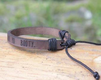 Personalized leather bracelet, leather bracelet, personalized gift, leather gift, personalized gift