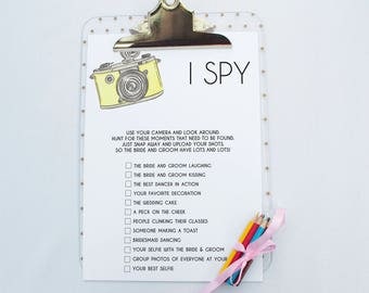I Spy Wedding Game | Printable Wedding Game | Printable Cards | Wedding Game Cards | Kids Wedding Activities | Kids Wedding Game