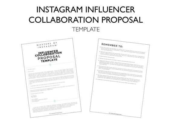 Instagram Influencer Proposal Template prntbl concejomunicipaldechinu