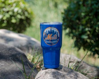 New York Mets yeti decal for men yeti cooler powder coated yeti glitter yeti decal glitter yeti decal name yeti decal men yeti for guys