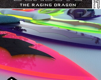 DEADEYE, The Raging Dragon. The MobStar Series Limited Edition Wizard Weaponry! Hand-Crafted Knife Dagger Mystical Instinctual Energy