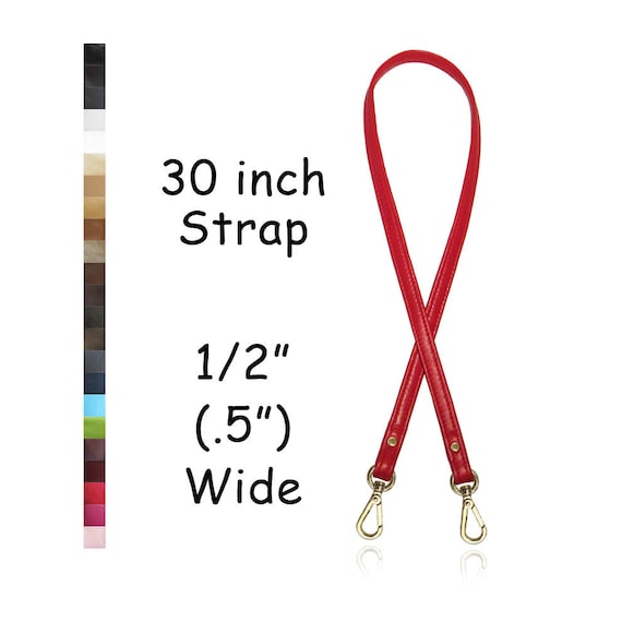 30 inch Length Genuine Leather Purse/Bag Strap