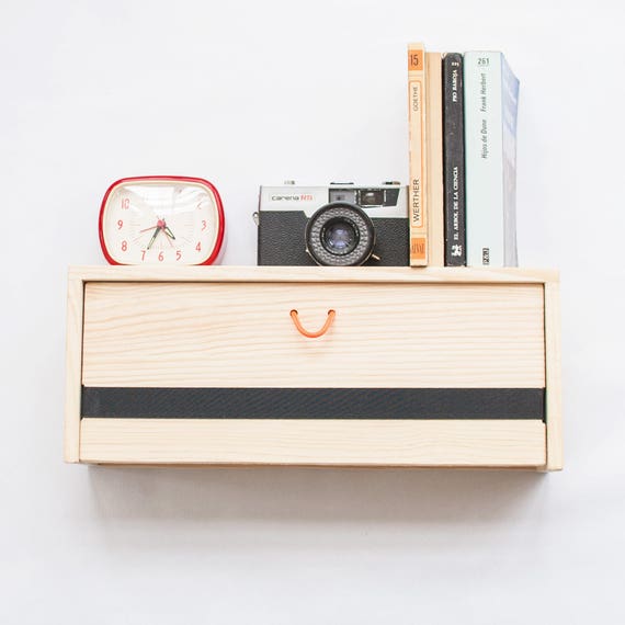 Floating Box Shelf floating wood nightstand modern floating shelf with drawer Floating Box Shelf floating wood nightstand modern floating shelf with drawer