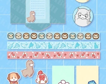 Kawaii Animals DIGITAL STATIONARY